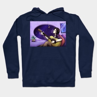 Playing Guitar Hoodie